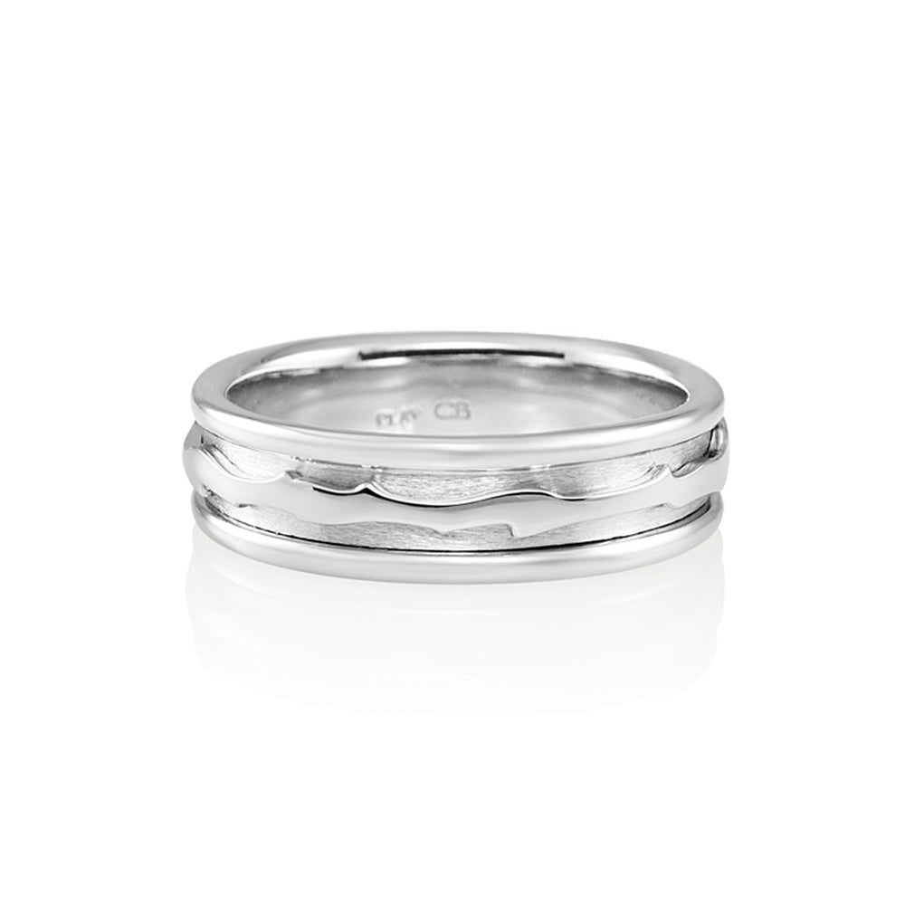 Platinum Men's Branch Ring for Alex