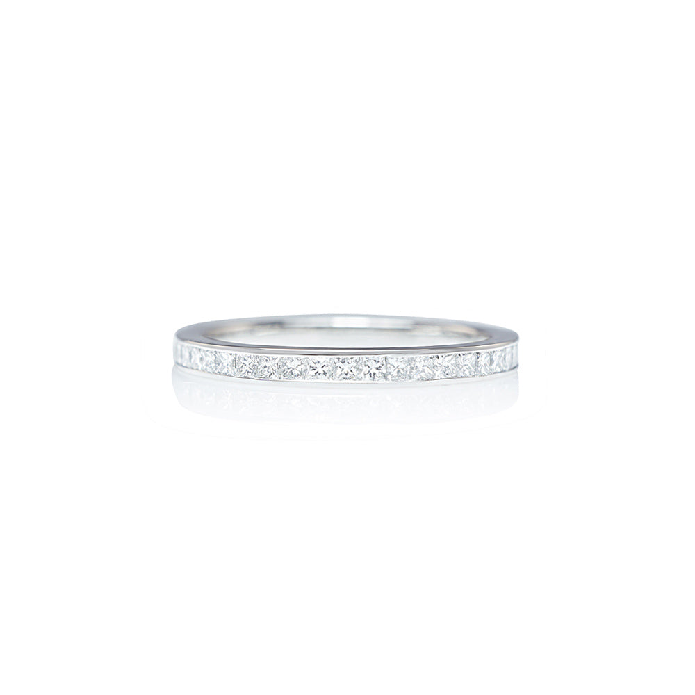 Princess Cut Diamond Band for Audra