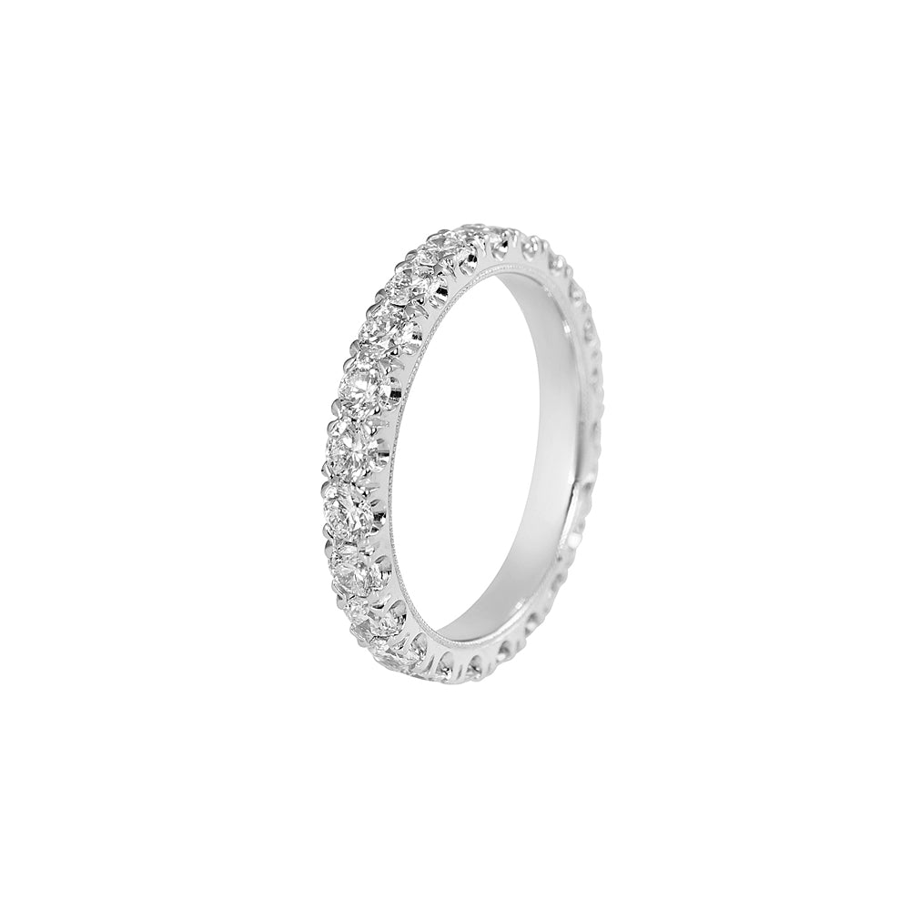 Scoop Set Diamond Eternity Band for Rachel