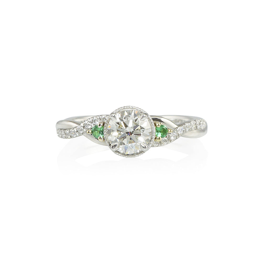 Disney Inspired Criss Cross Engagement Ring for Rachel