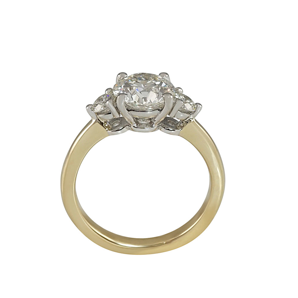 Three Stone Engagement Ring for Rehanna