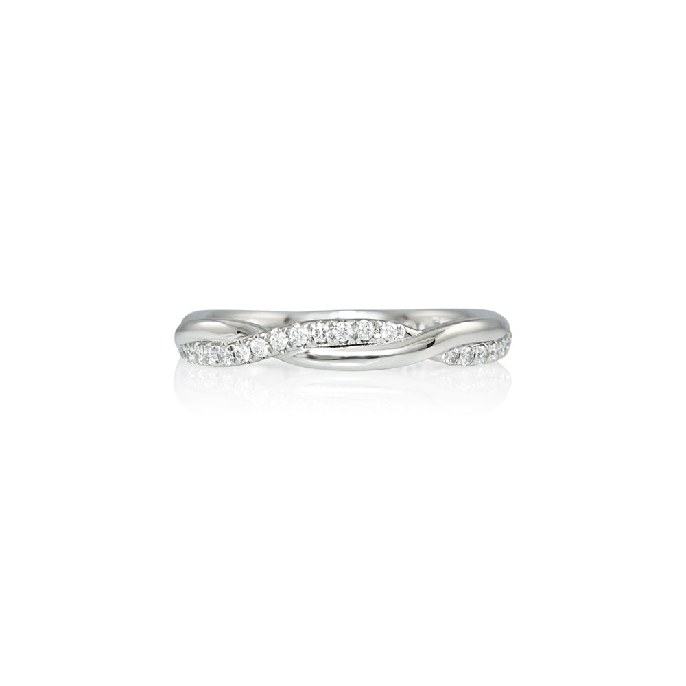 Criss Cross Wedding Ring for Sarah