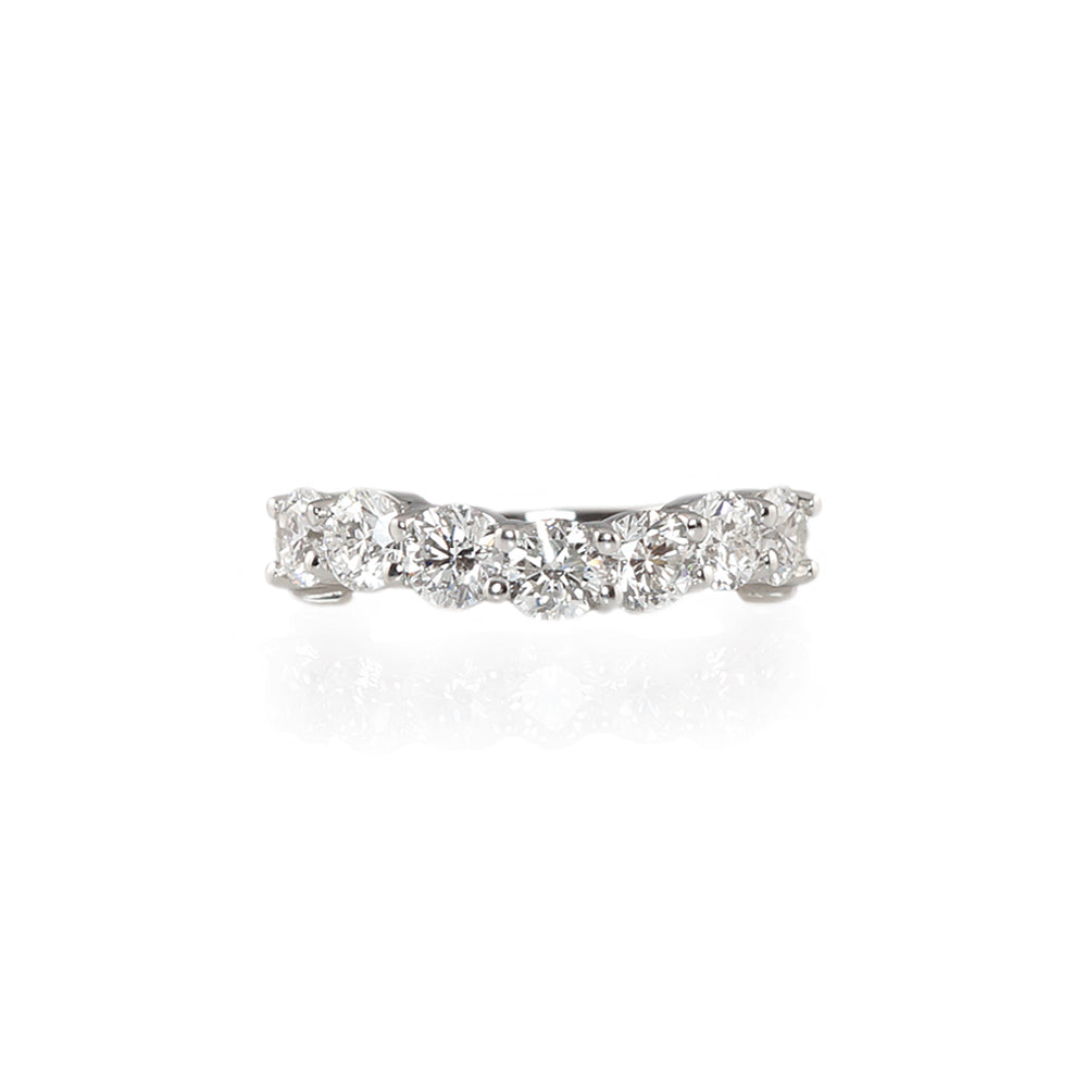 Sophia Curved Diamond Wedding band