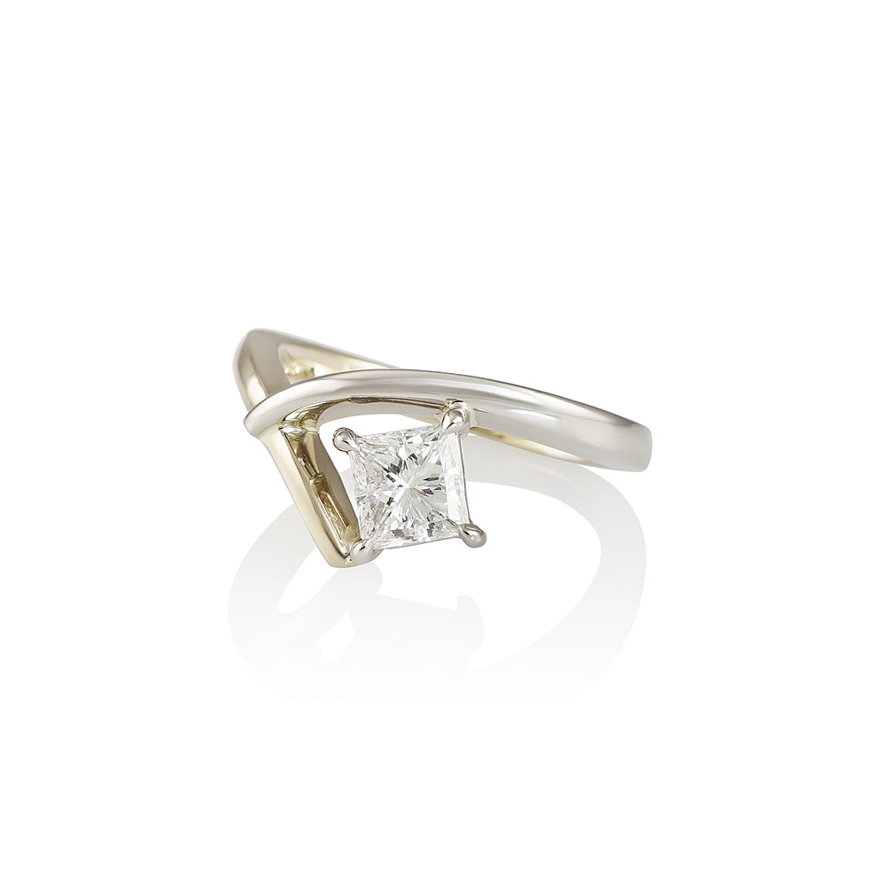 Contemporary Two Tone Ring for Susan