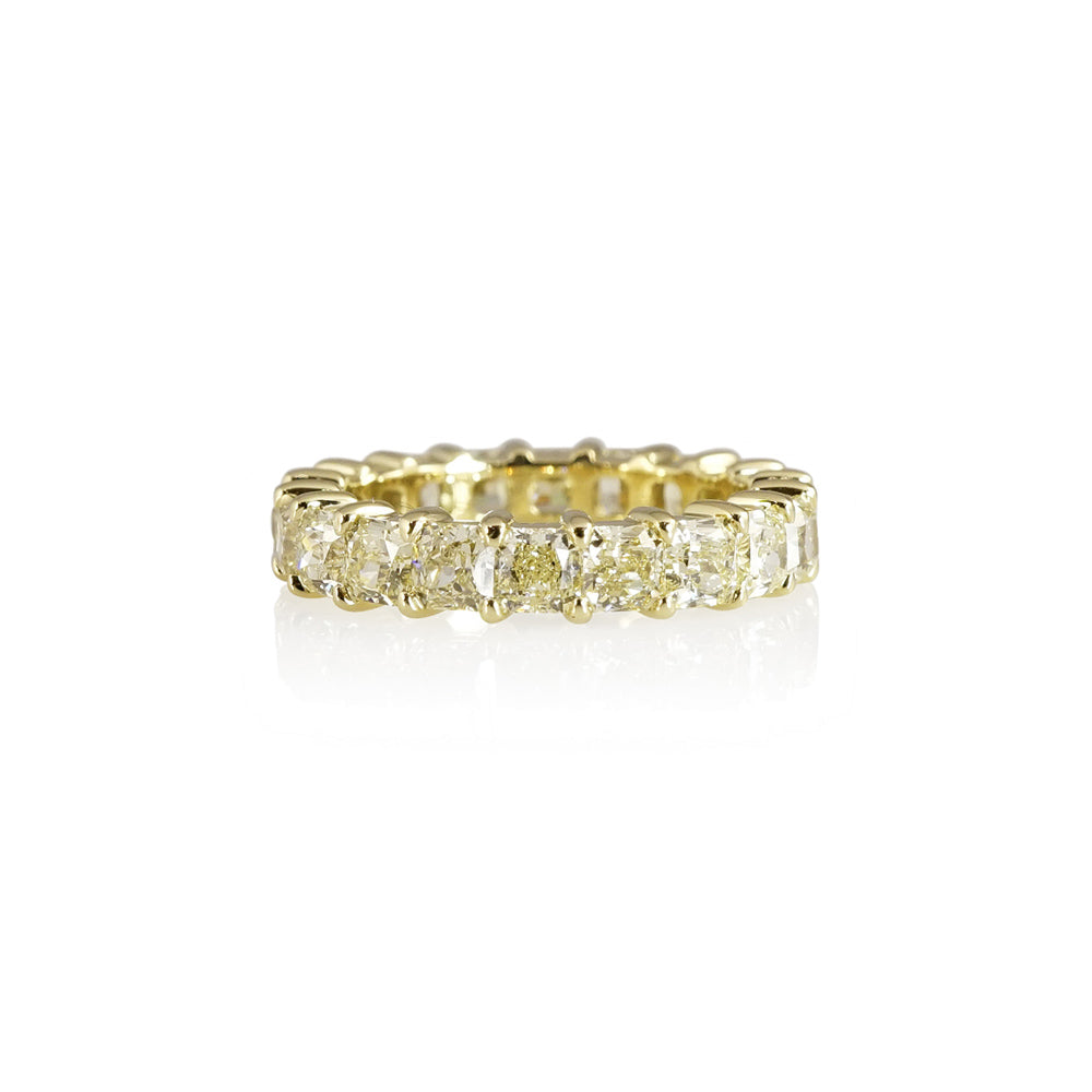 Tegan Fancy Yellow Diamond Eternity Band