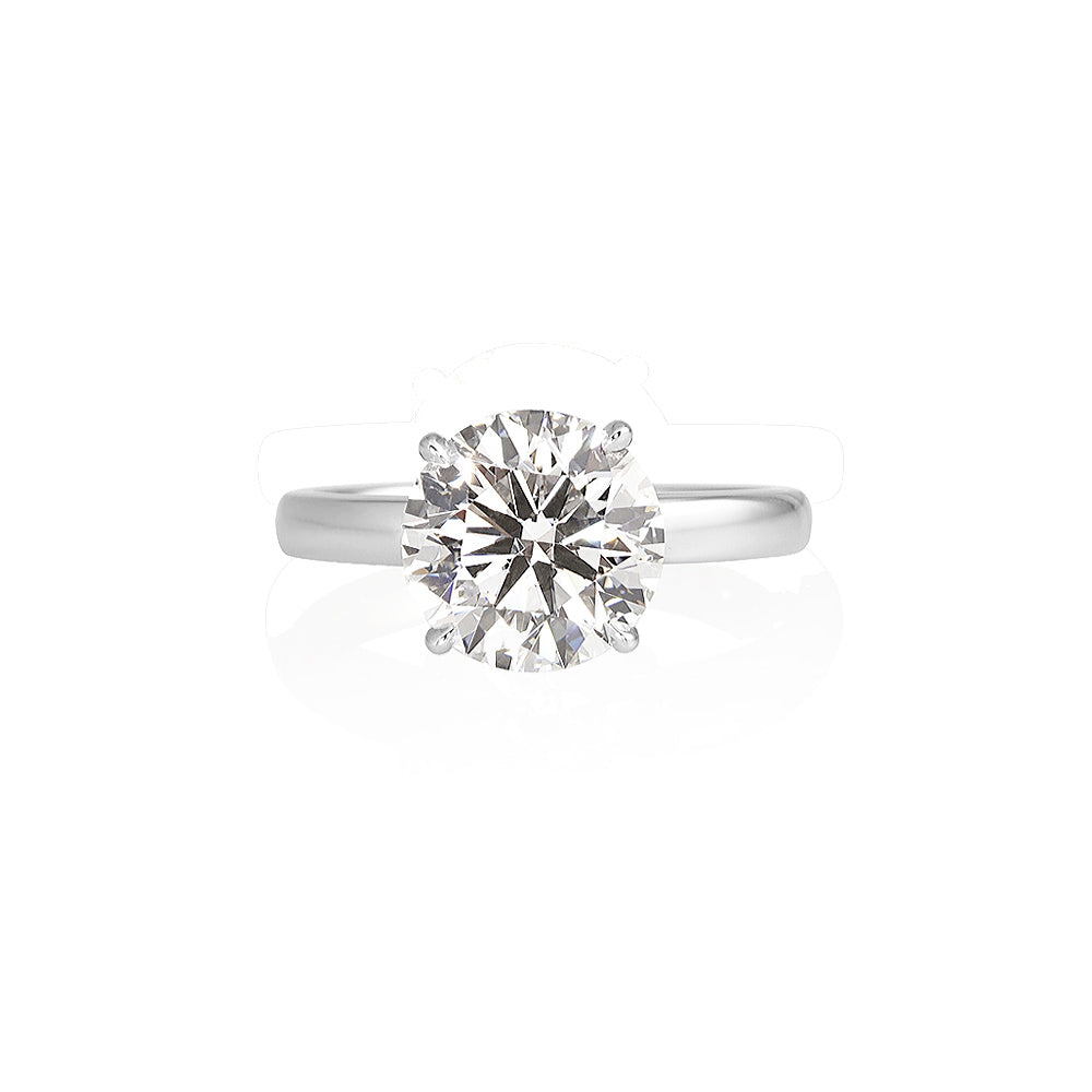 Cynthia Britt Solitaire Engagement Ring For Tehsina