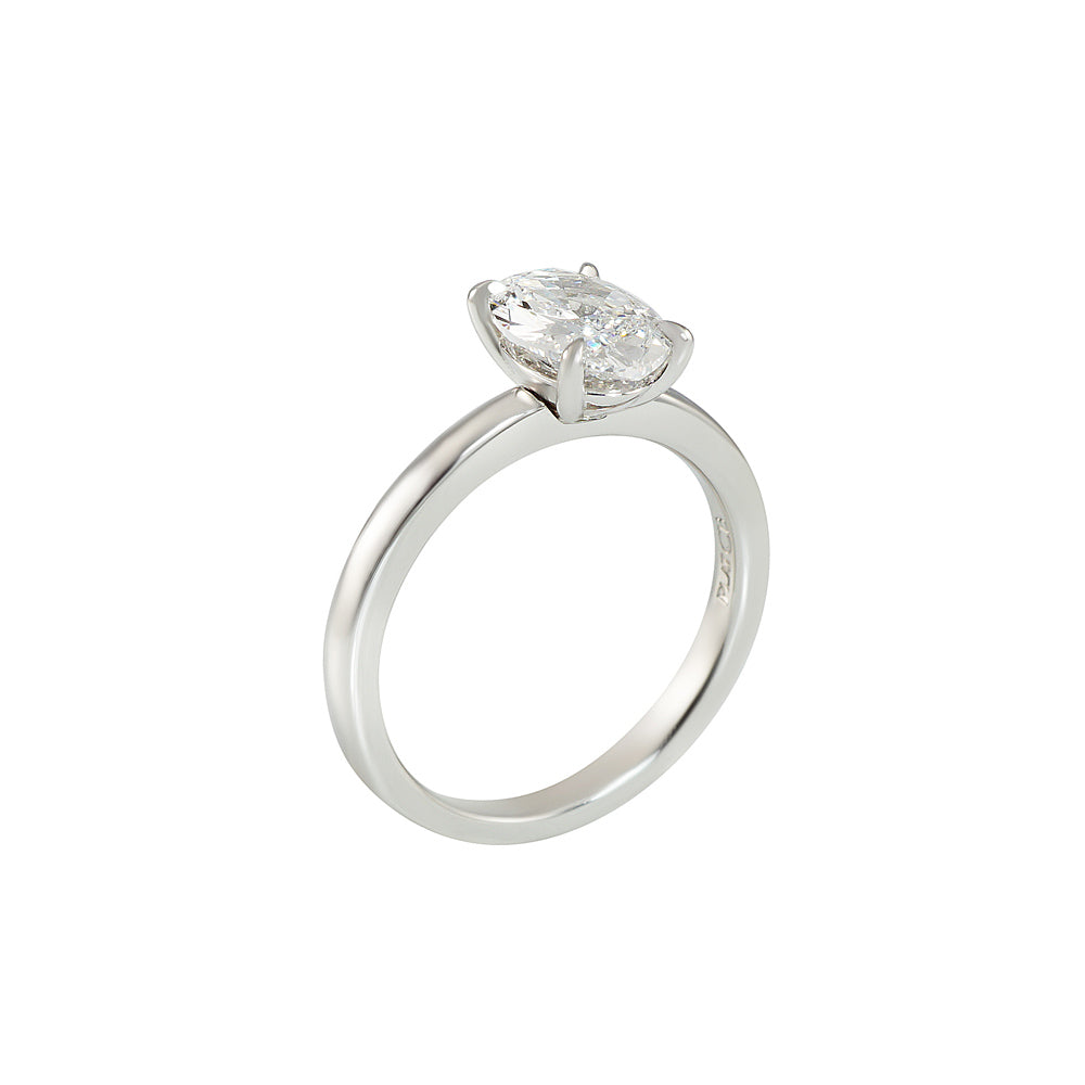 Cynthia Britt Oval Diamond Solitaire for Trish