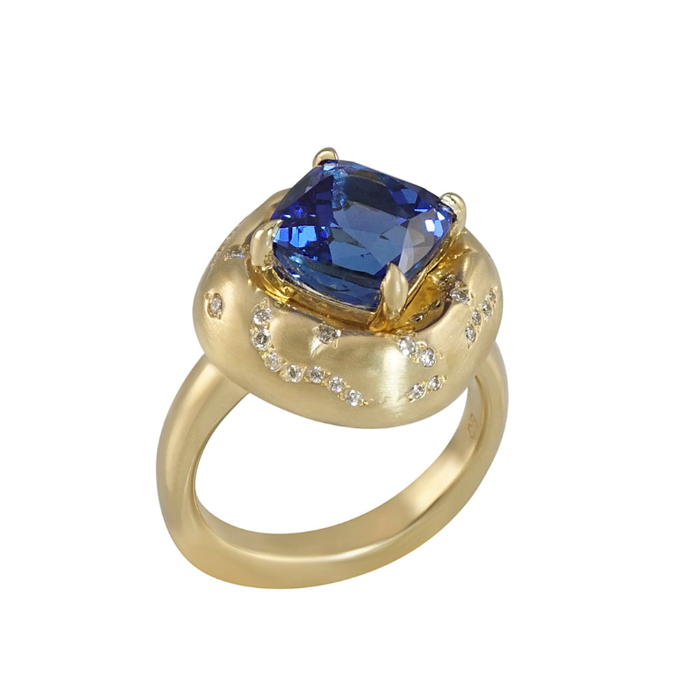 Tanzanite and Diamond Ring for Wanda