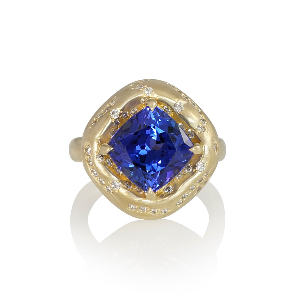 Tanzanite and Diamond Ring for Wanda