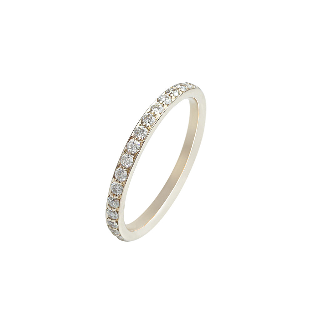 Peach Gold Diamond Band