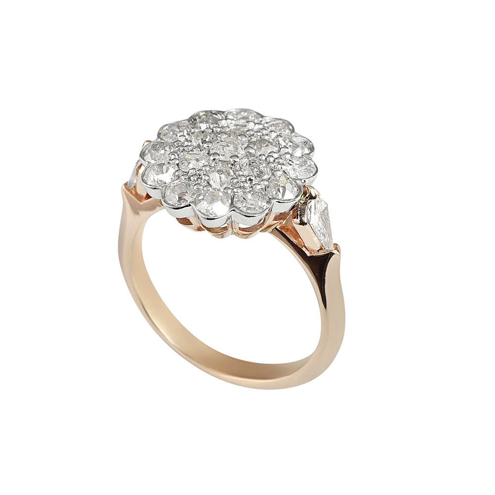 Alejandra Diamond Cluster Ring