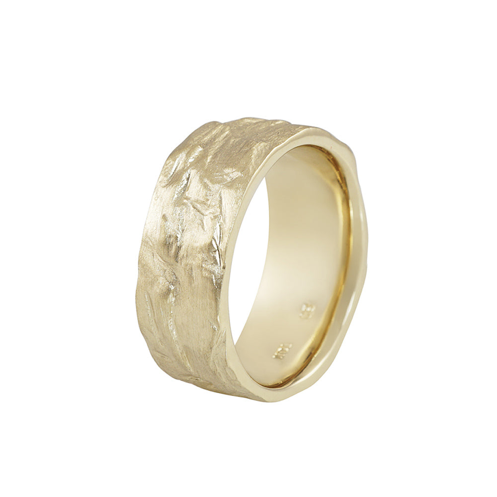 Yellow Gold Rock Ring for Andrew