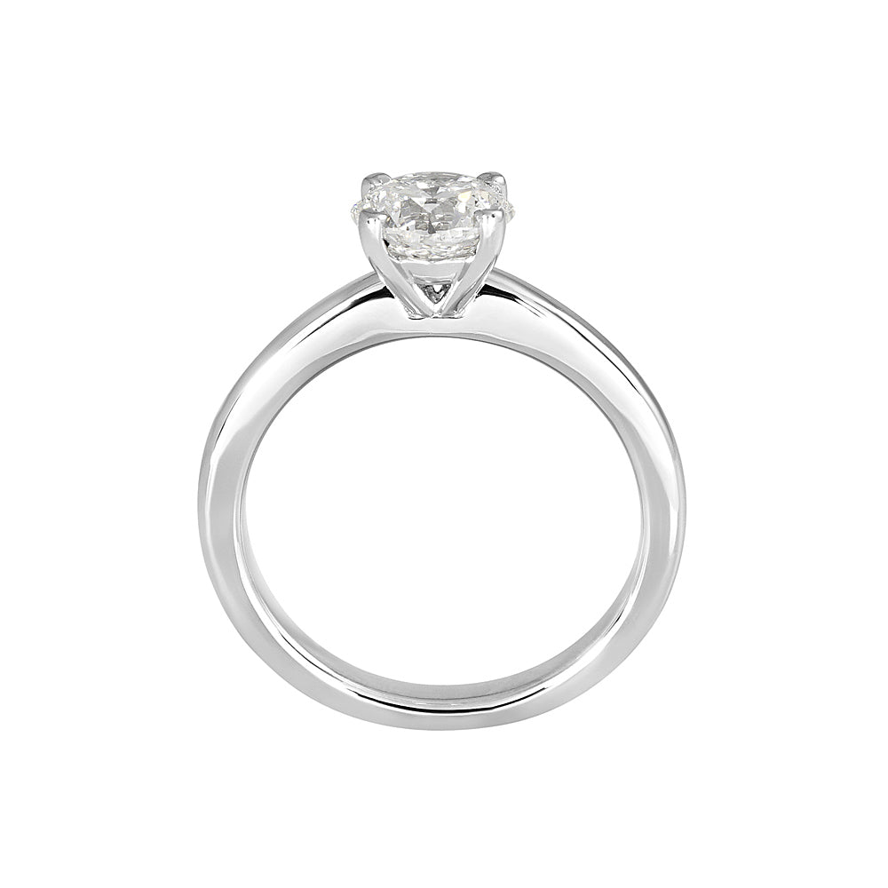 Anna Octagonal Diamond Solitaire Engagement Ring