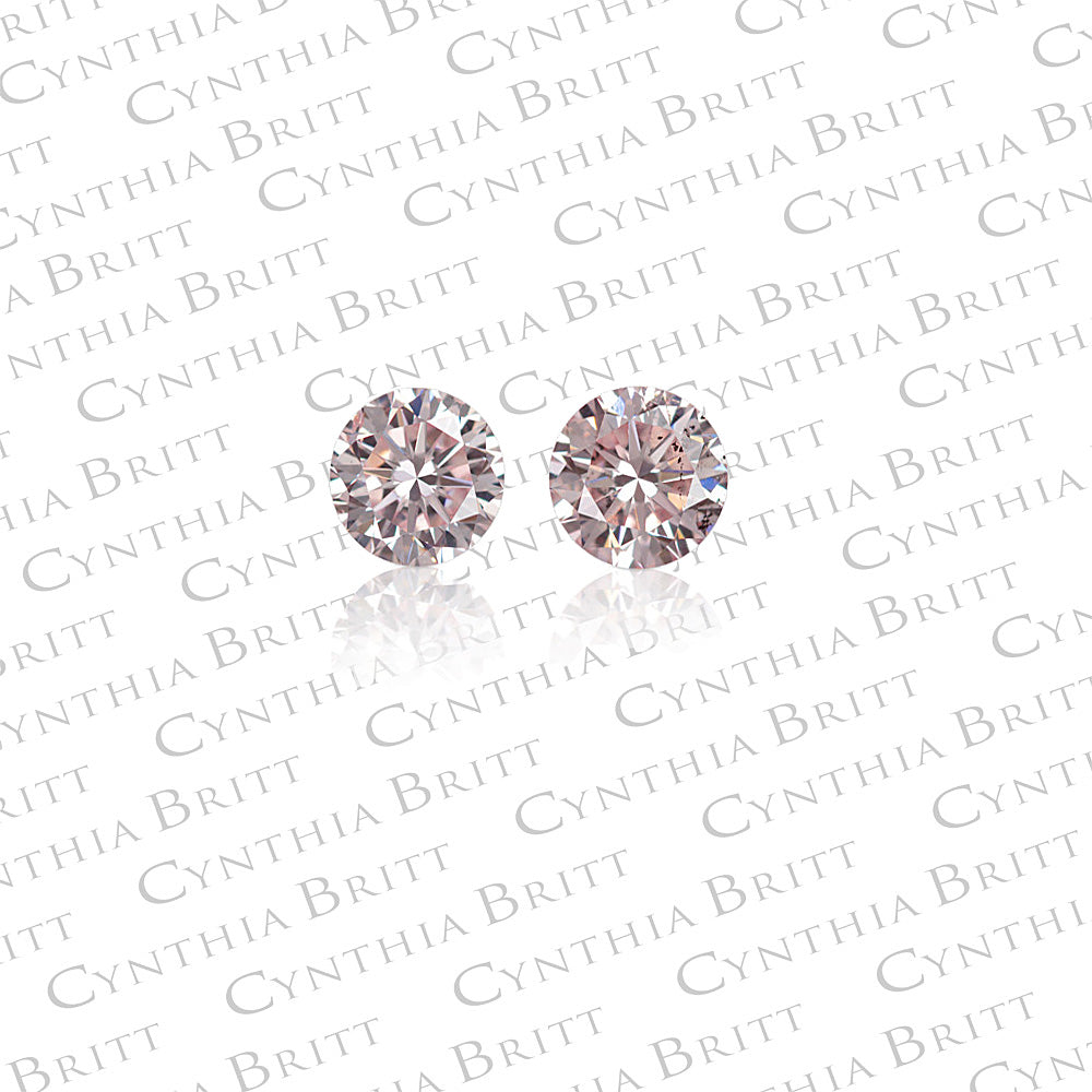 Argyle Pink 0.46 Carat Diamond Stud Earrings