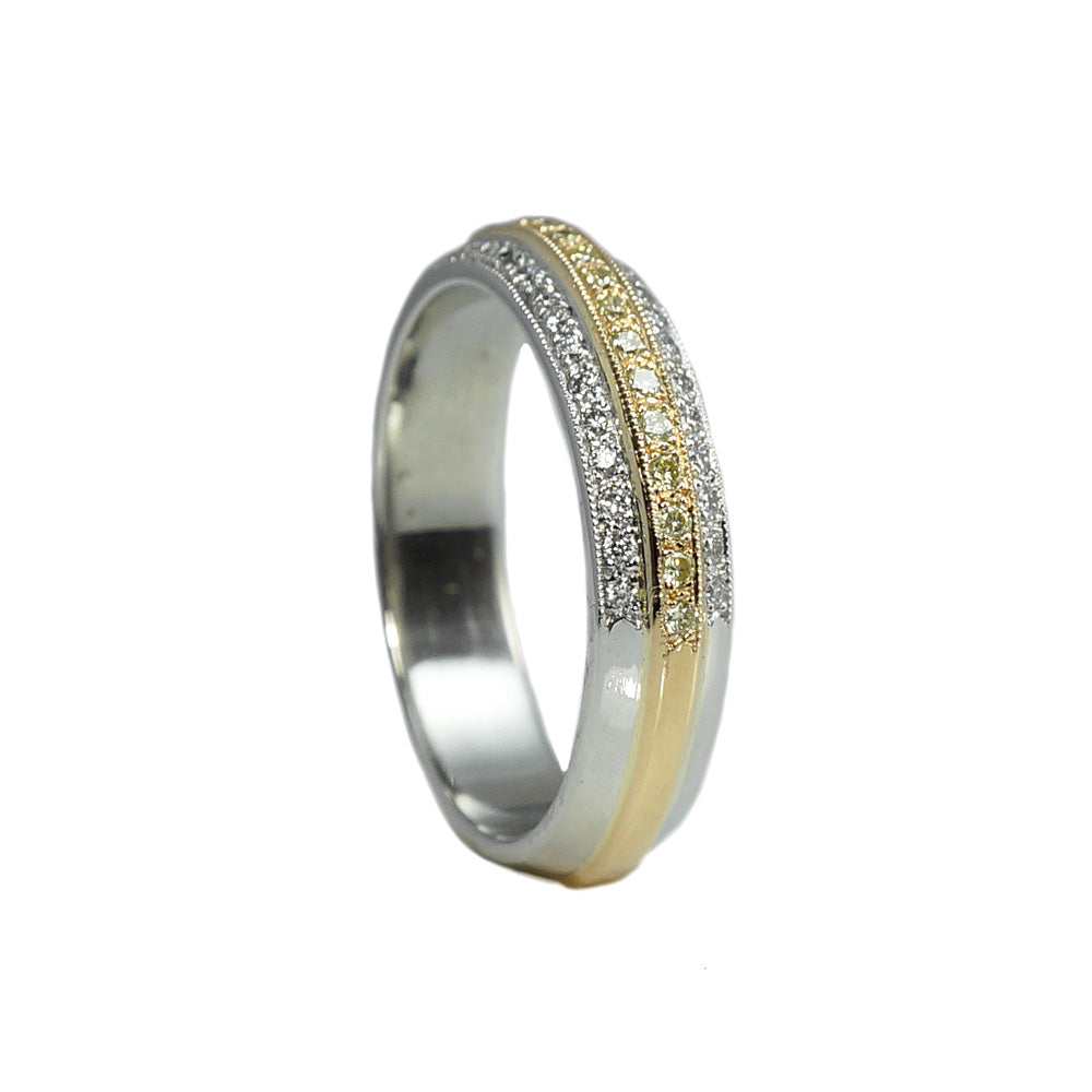 Bella Two-Tone Wedding Band