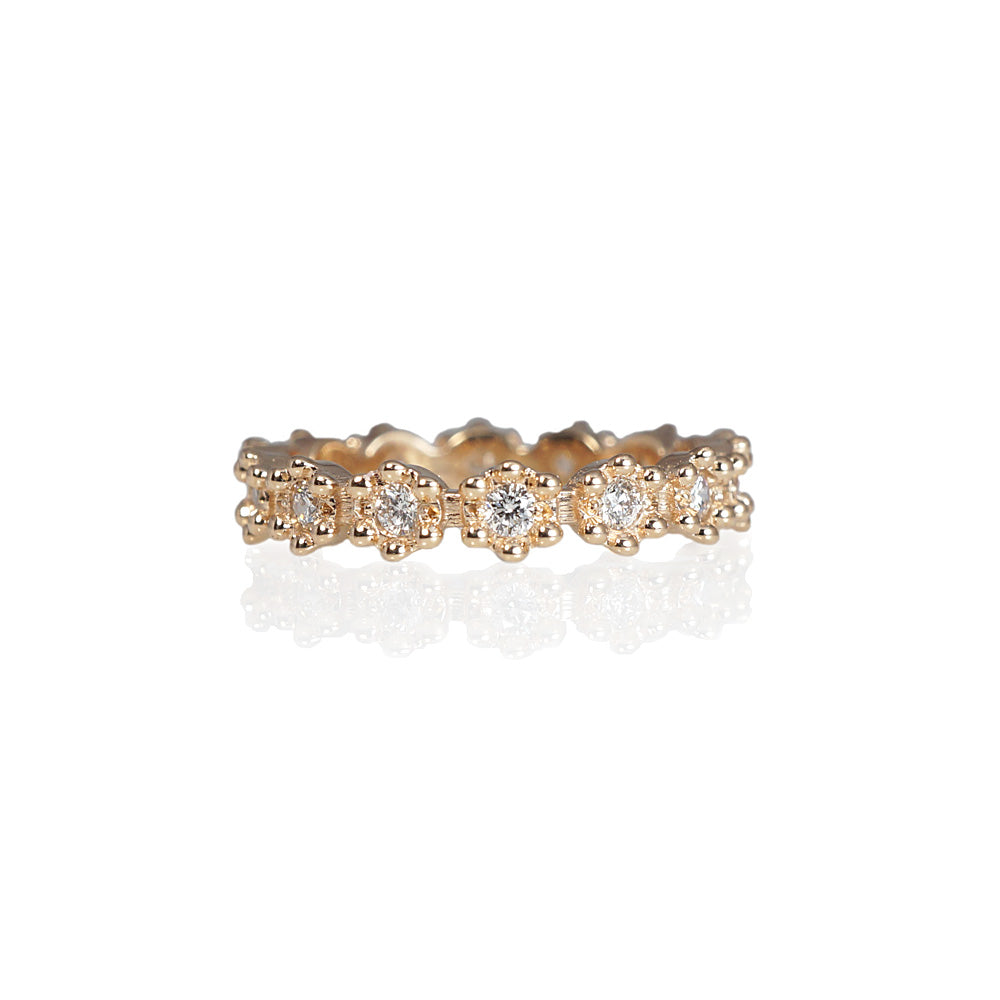 Cynthia Britt Diamond Flower Eternity Band™ for Christa