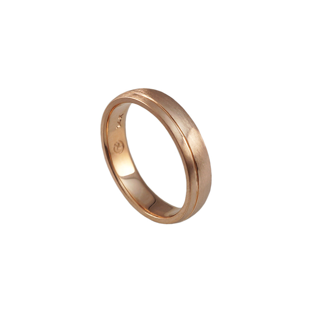 Colm Rose Gold Men's Wedding Band