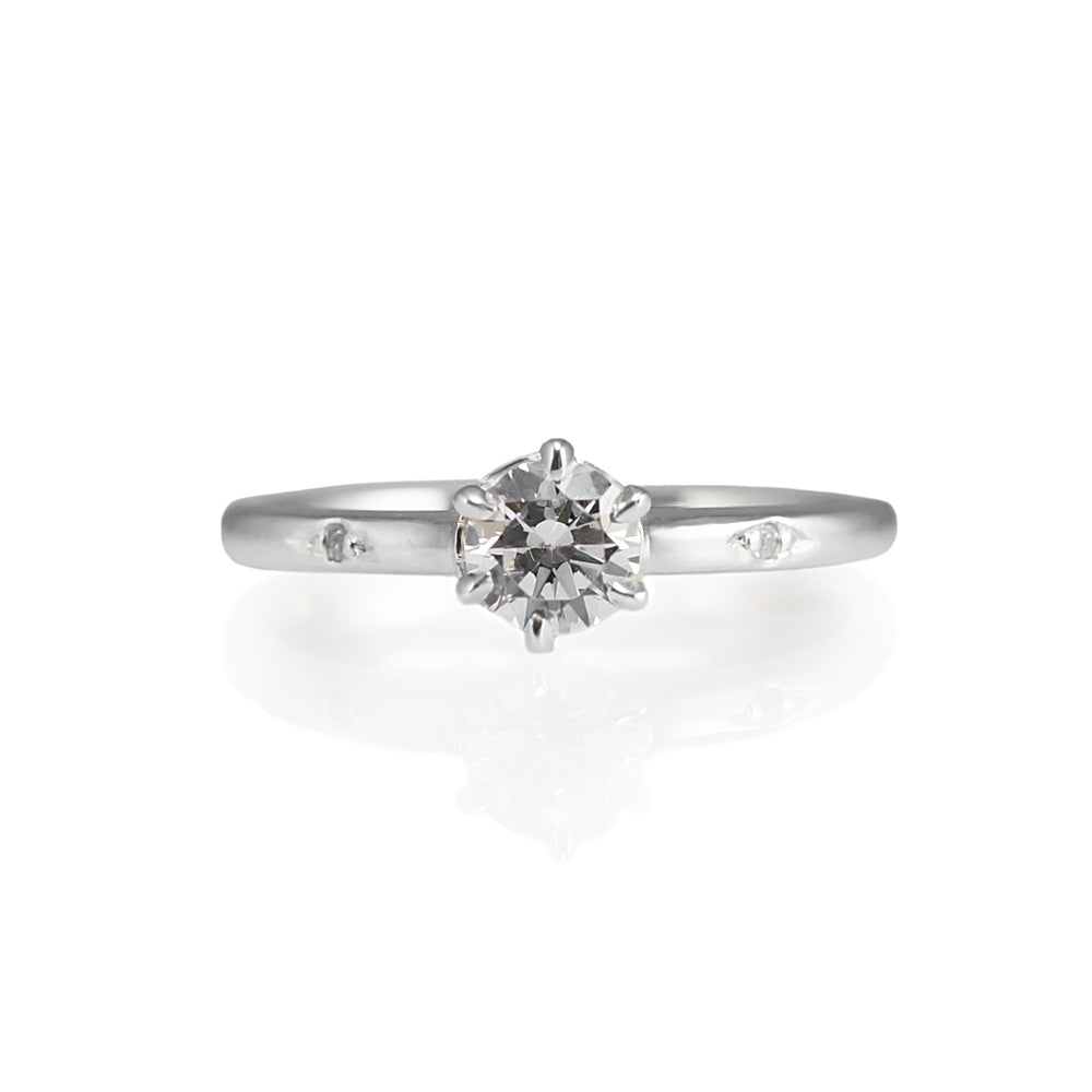 Cynthia Britt Solitaire Diamond Engagement Ring