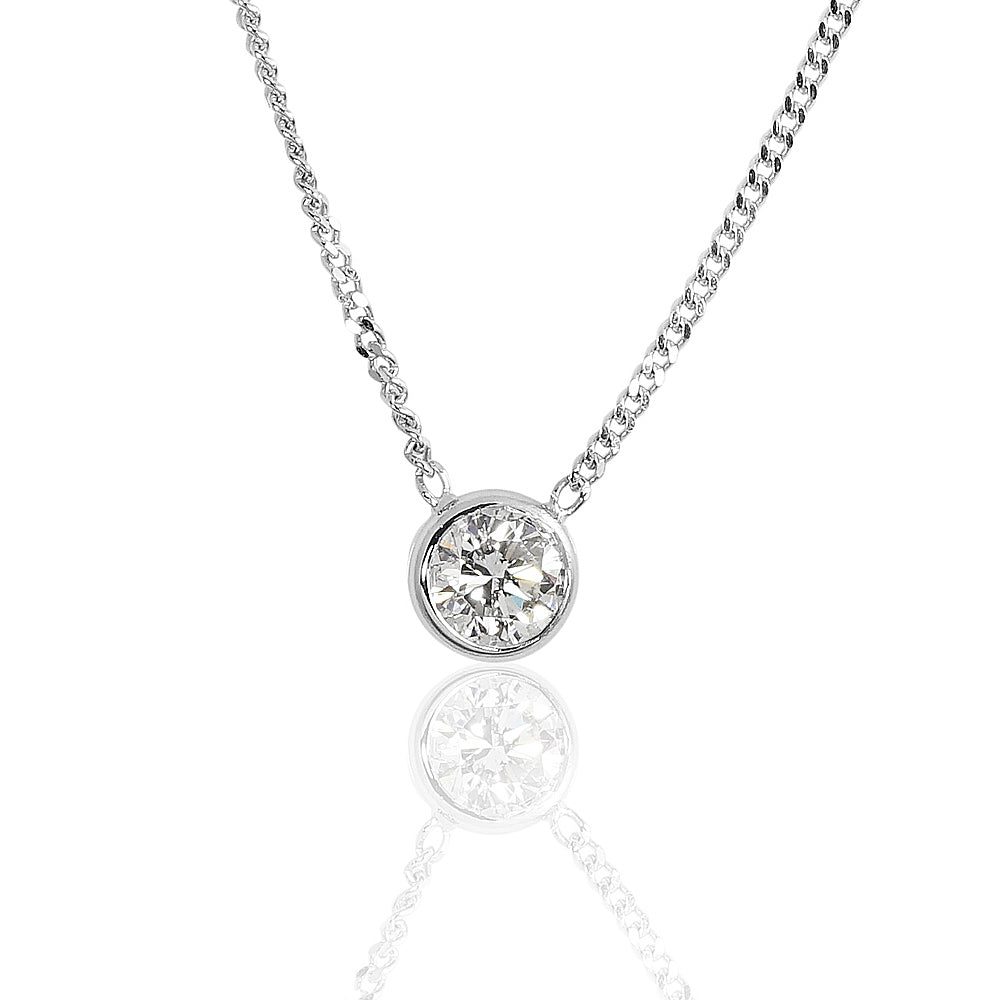 Solitaire Diamond Pendant