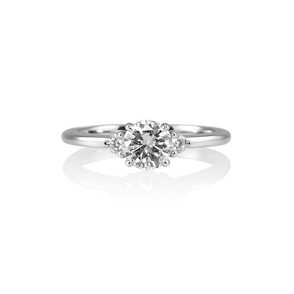 Ellyn Three Stone Diamond Engagement Ring