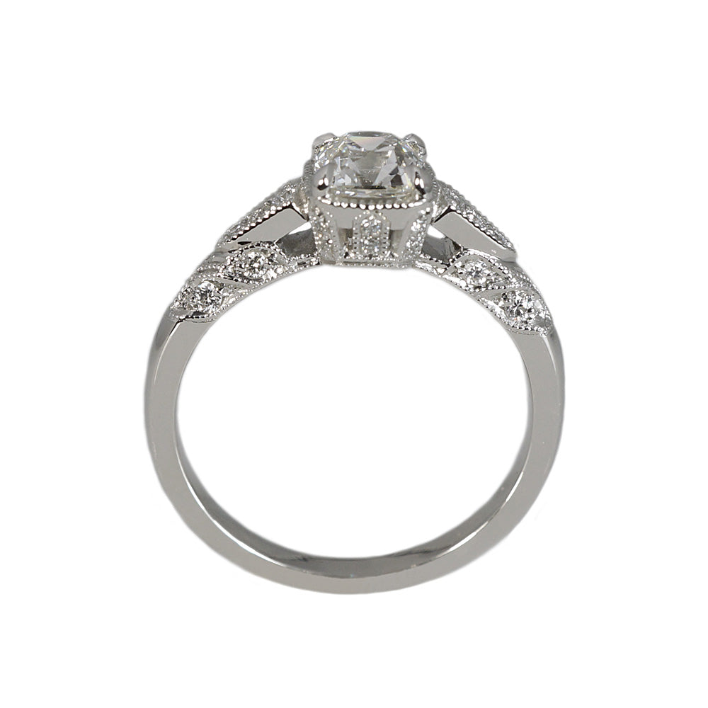 Jillian Antique Look Engagement Ring