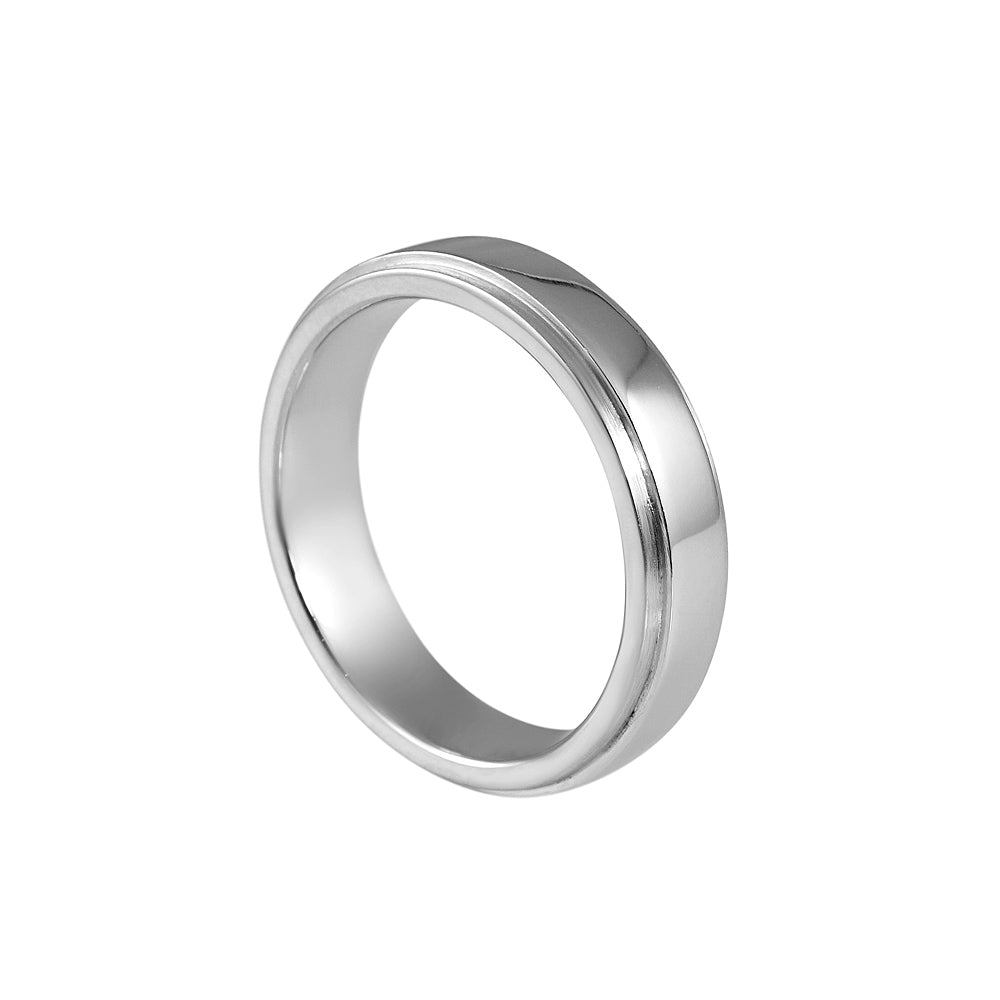 Joe Men's Platinum Wedding Ring