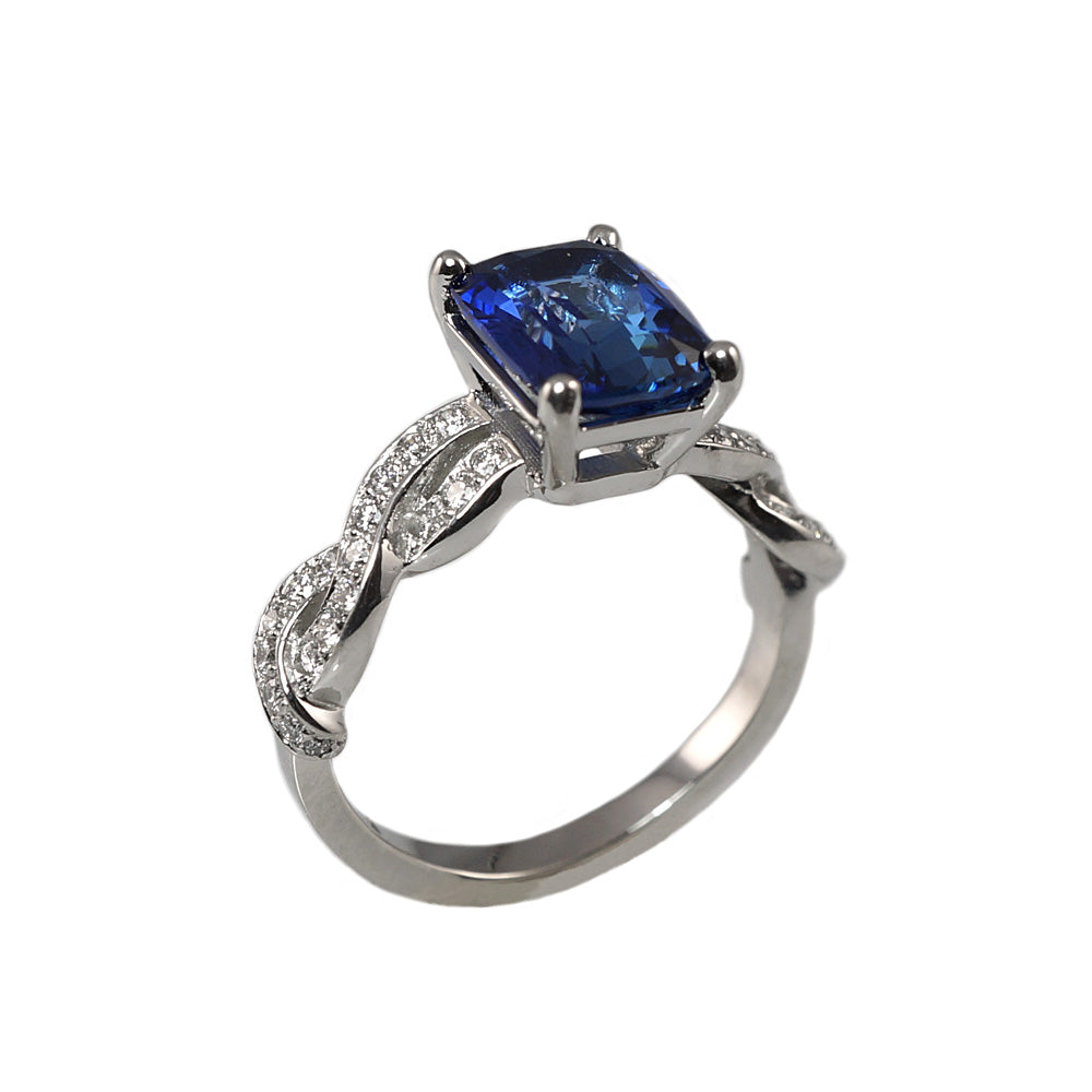 Kate Sapphire Diamond Wrap Engagement Ring