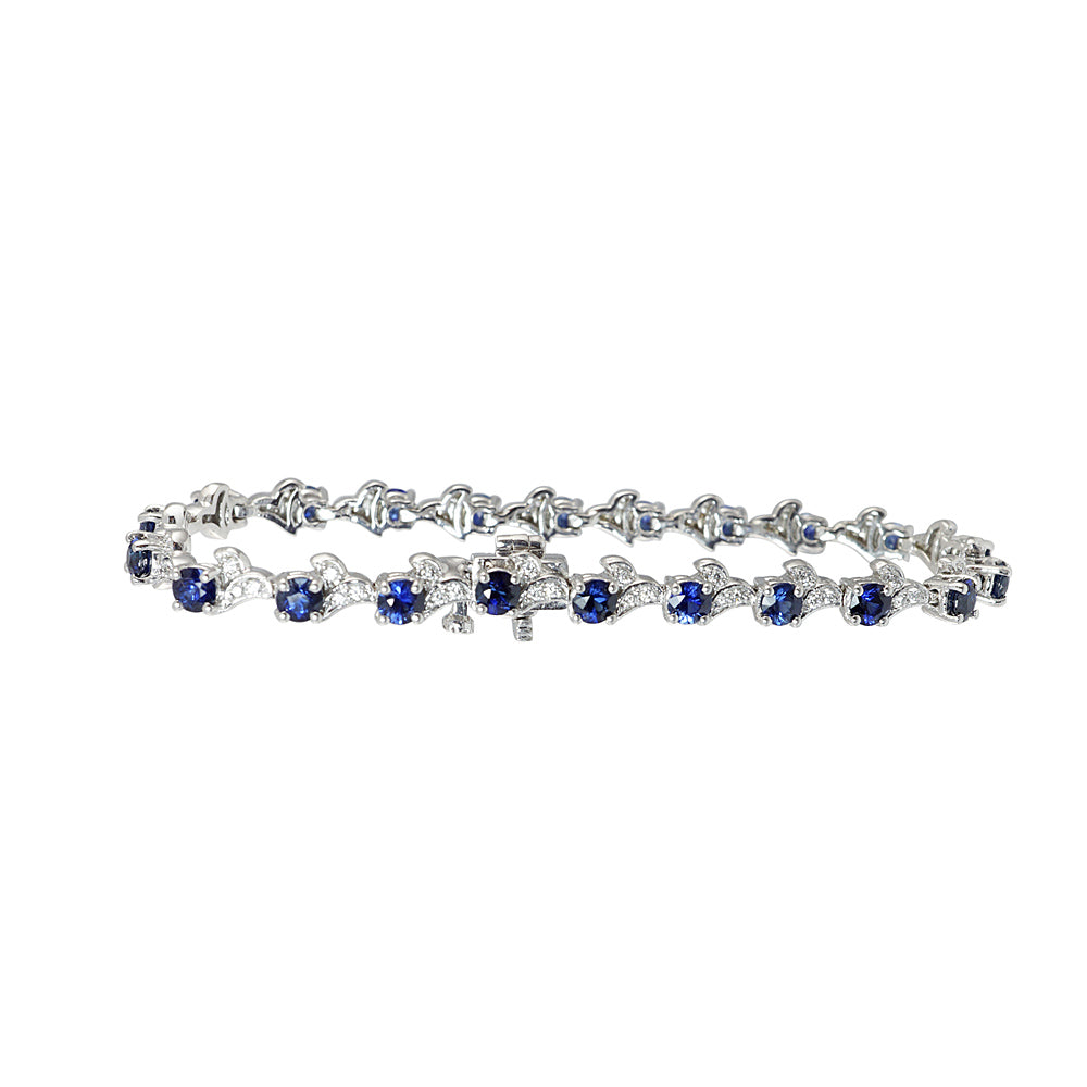 Sapphire and Diamond Bracelet for Katie