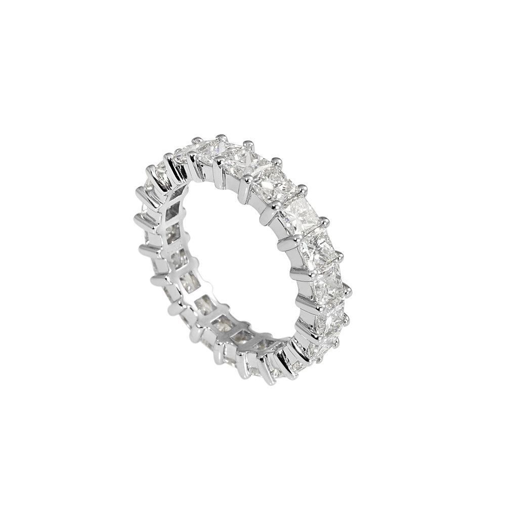 Lara Princess Cut Diamond Eternity Ring