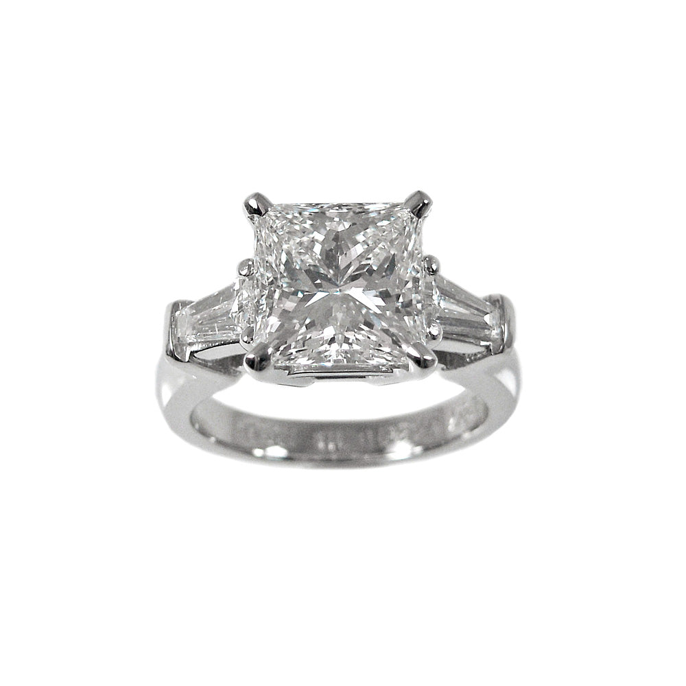 Lin Princess Cut Engagement Ring by Cynthia Britt