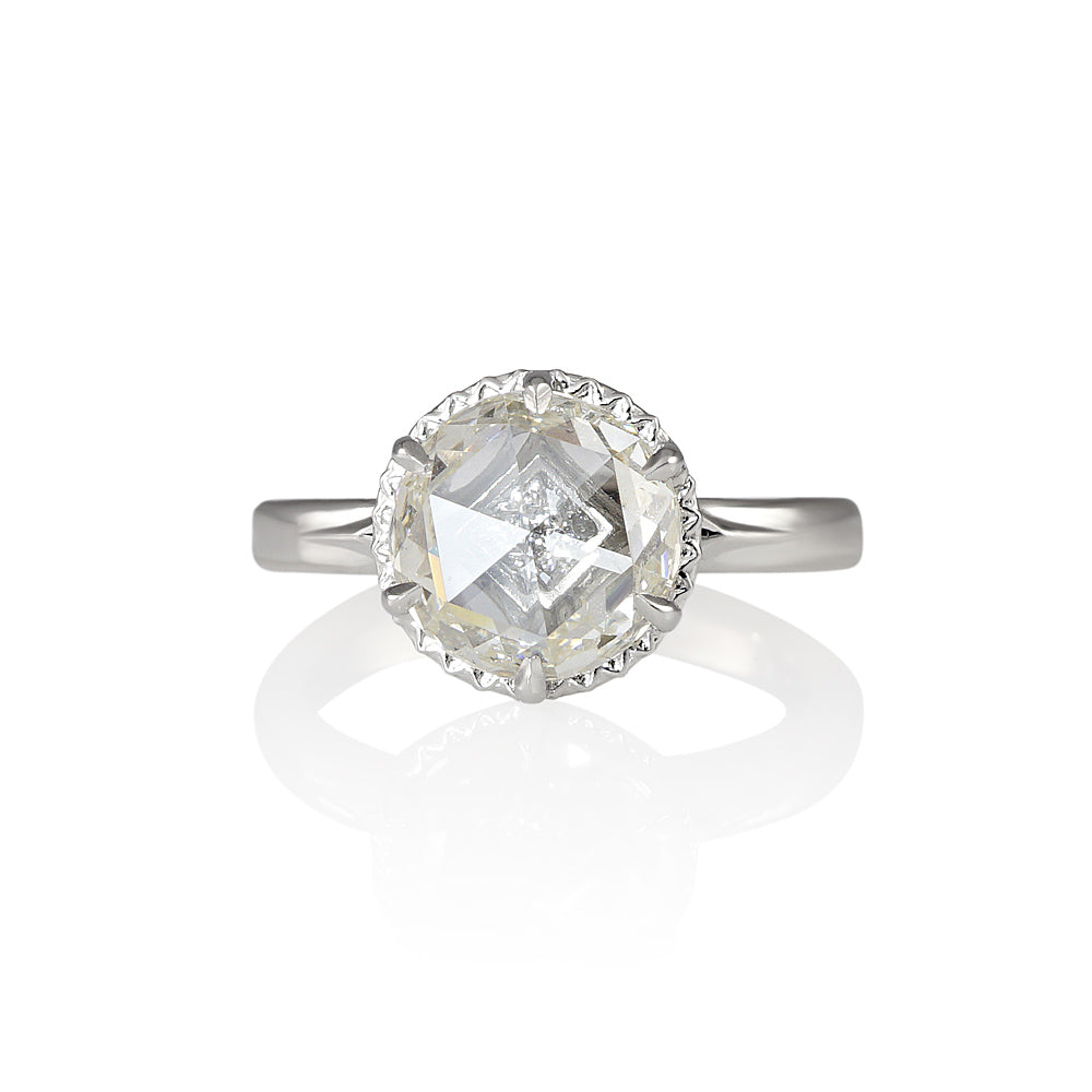 Lisa Rose Cut Engagement Ring