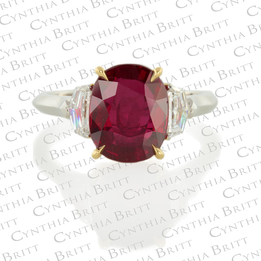 Ruby And Diamond Ring