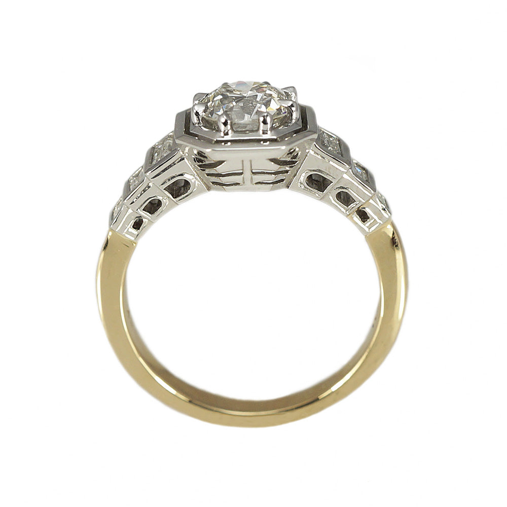 Sarah Art-Deco Engagement Ring