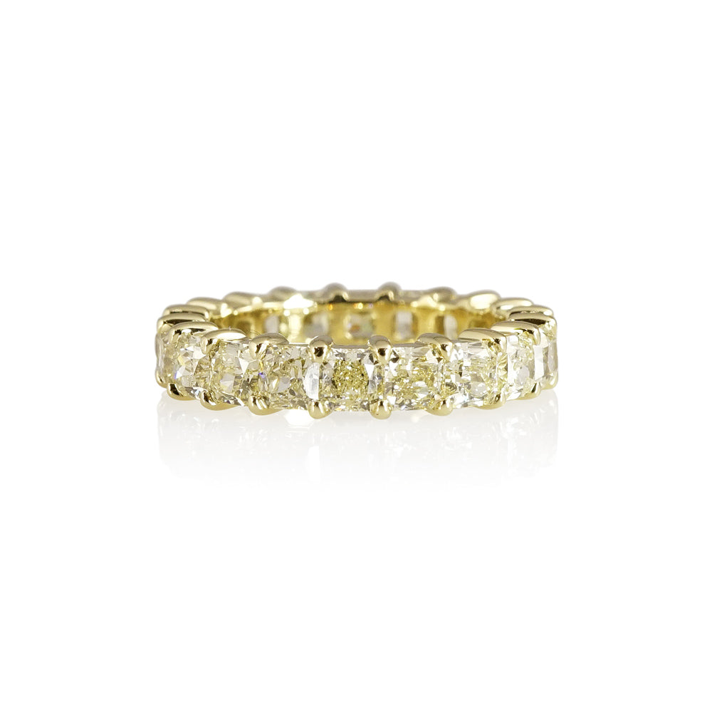 Tegan Fancy Yellow Diamond Eternity Band