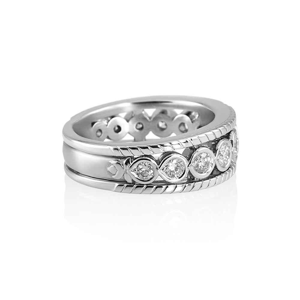 Tricia Twelve Diamond Wedding Ring